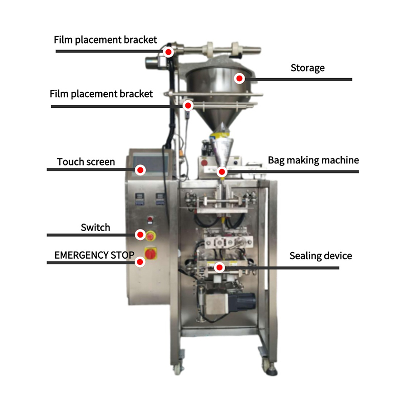 Paste packaging machine